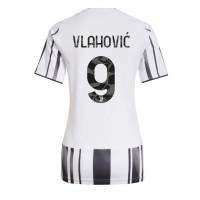 Stroje piłkarskie Juventus Dusan Vlahovic #9 Koszulka Podstawowej dla damskie 2025-26 Krótki Rękaw